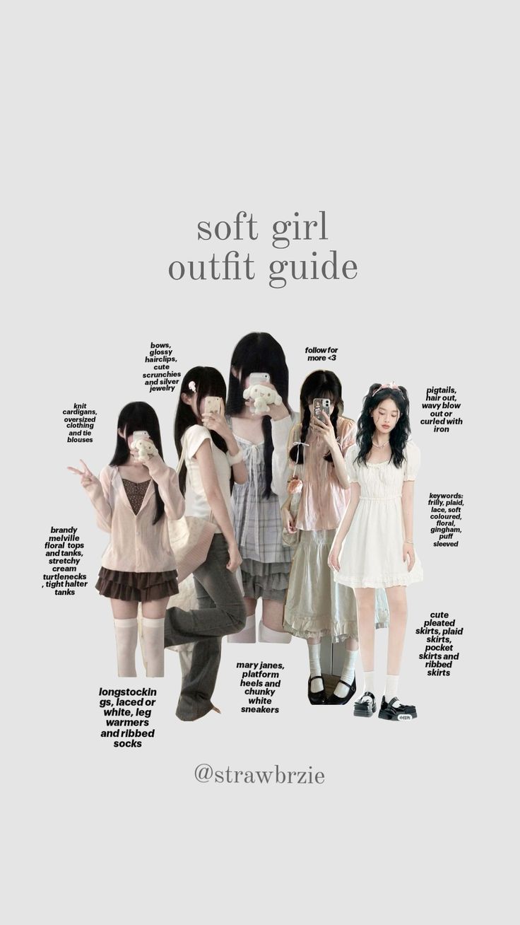 Soft Outfits Aesthetic Pastel, Coquette Clothes Essentials, Soft Girl Aesthetic Outfit Winter, Softie Aesthetic Outfits, Cinnamon Girl Aesthetic, Softie Girl, Dollette Outfits, Softie Outfits, Pinterest Reels