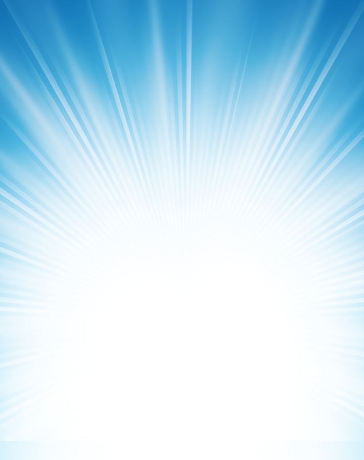 an abstract blue background with white beams and sunburst in the center, as well as lightening