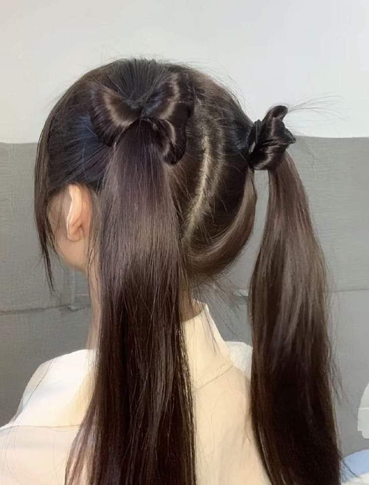 Xiaohongshu Hair, Xiaohongshu Hairstyle, Full Bangs Long Hair, Hair Style Korea, Cute Hairstyle, Hairstyle Inspo, Kawaii Hairstyles, Long Hair Color, Peinados Fáciles Para Cabello Corto