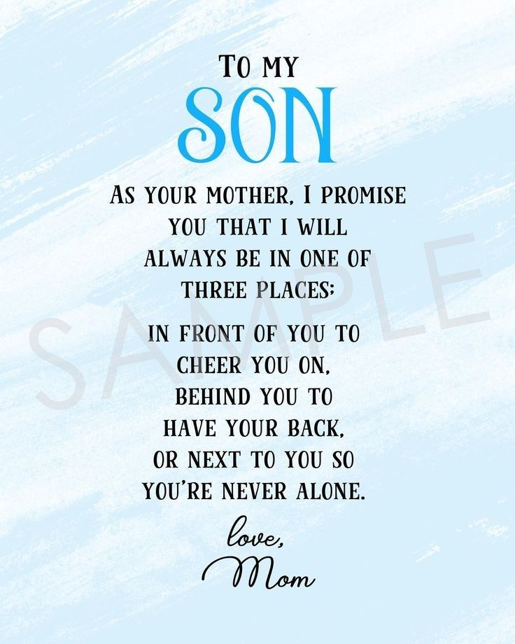 the poem to my son as your mother, i promise you that i will always be in one of three places