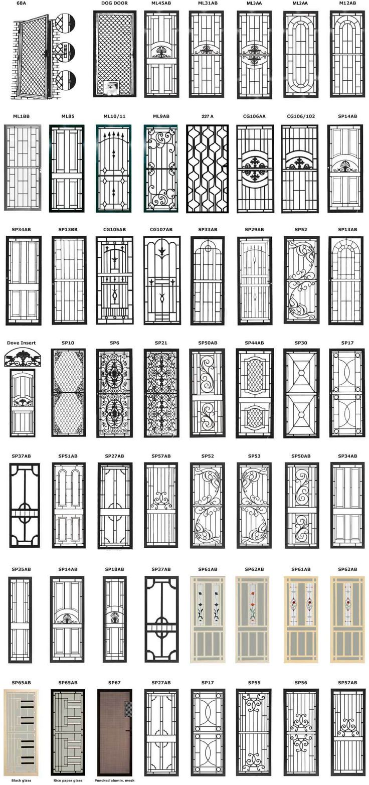 various types of doors and windows