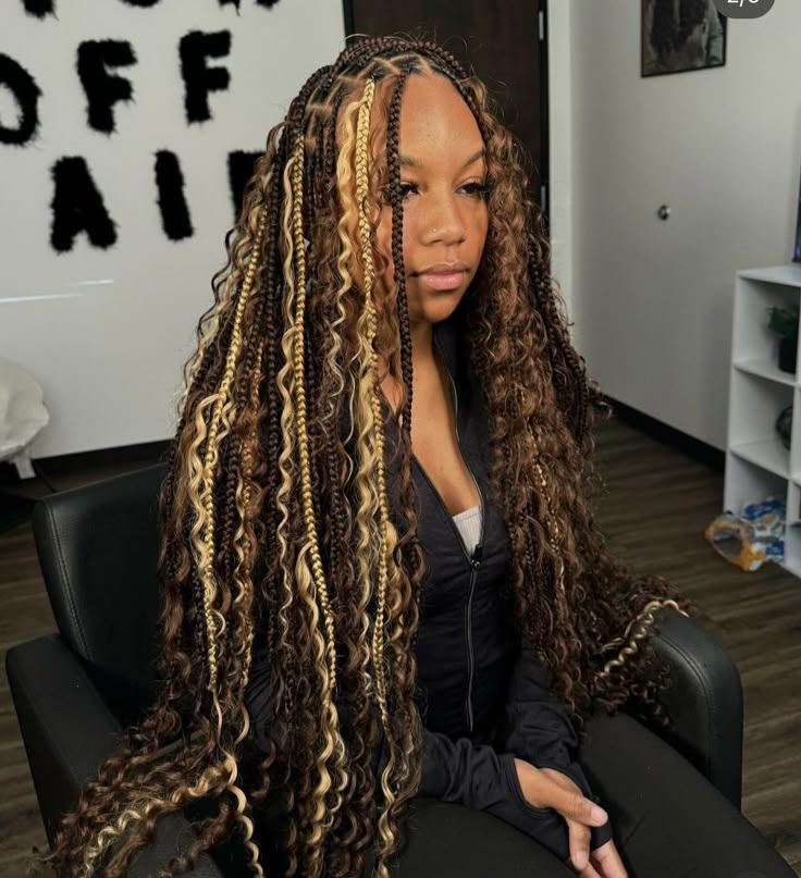 Cute Box Braids, Girl Braided Hairstyles, Cute Braided Hairstyles, Cute Box Braids Hairstyles, Quick Braided Hairstyles, Protective Hairstyles Braids, Pretty Braided Hairstyles, Braid Ideas, Hairstyle Inspo