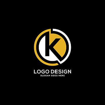 the letter k in a circle logo design