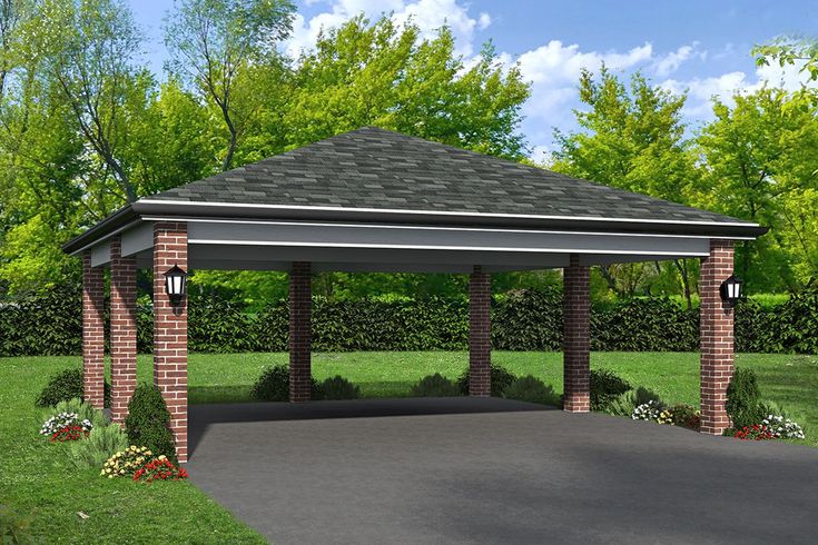 an image of a gazebo in the park