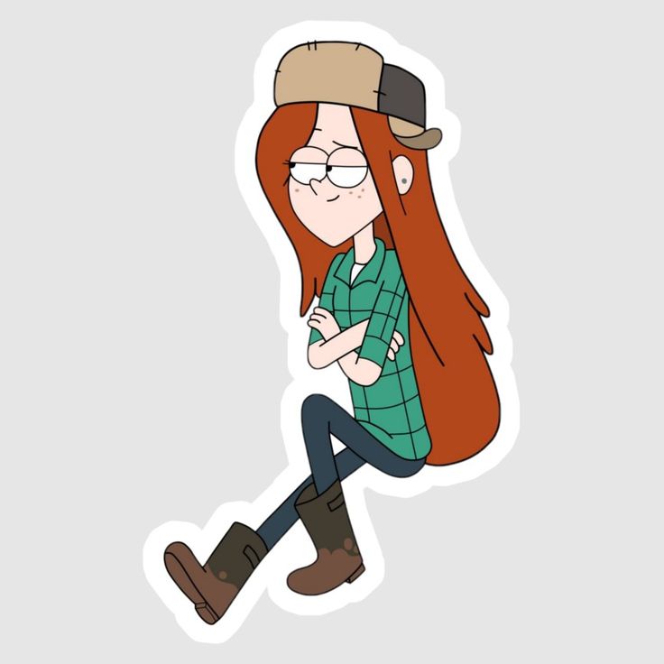 a girl with long red hair and glasses is walking while wearing a hat on her head