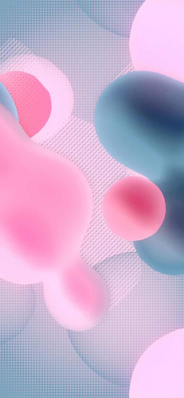 an abstract background with pink and blue shapes