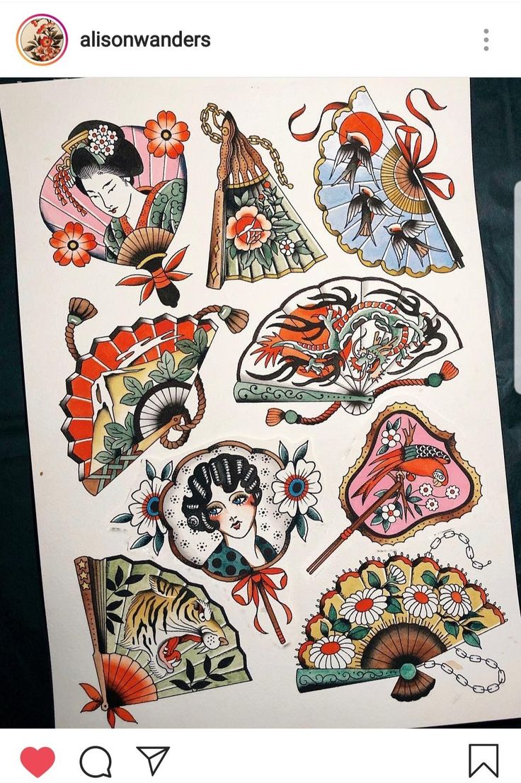 an image of some tattoos on someone's back