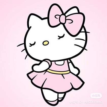 Hello Kitty Imagenes, Hello Kitty Colouring Pages, Images Hello Kitty, Walpaper Hello Kitty, Charmmy Kitty, Hello Kitty Images, Kitty Coloring, Posca Art, Hello Kitty Aesthetic