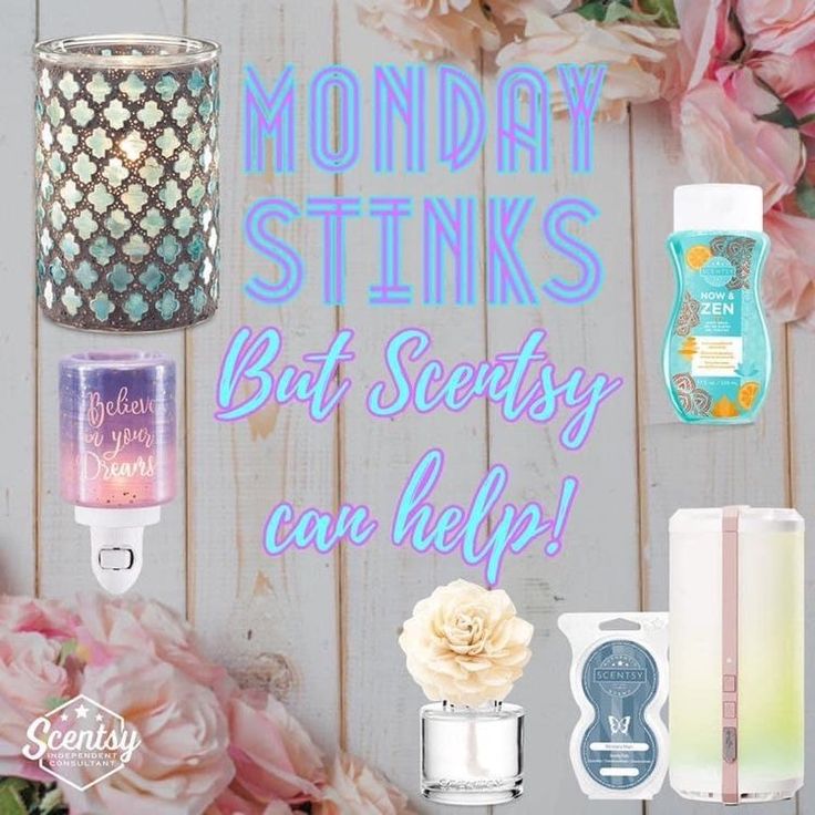 there are many different items on display with the words monday stink's but seems can help