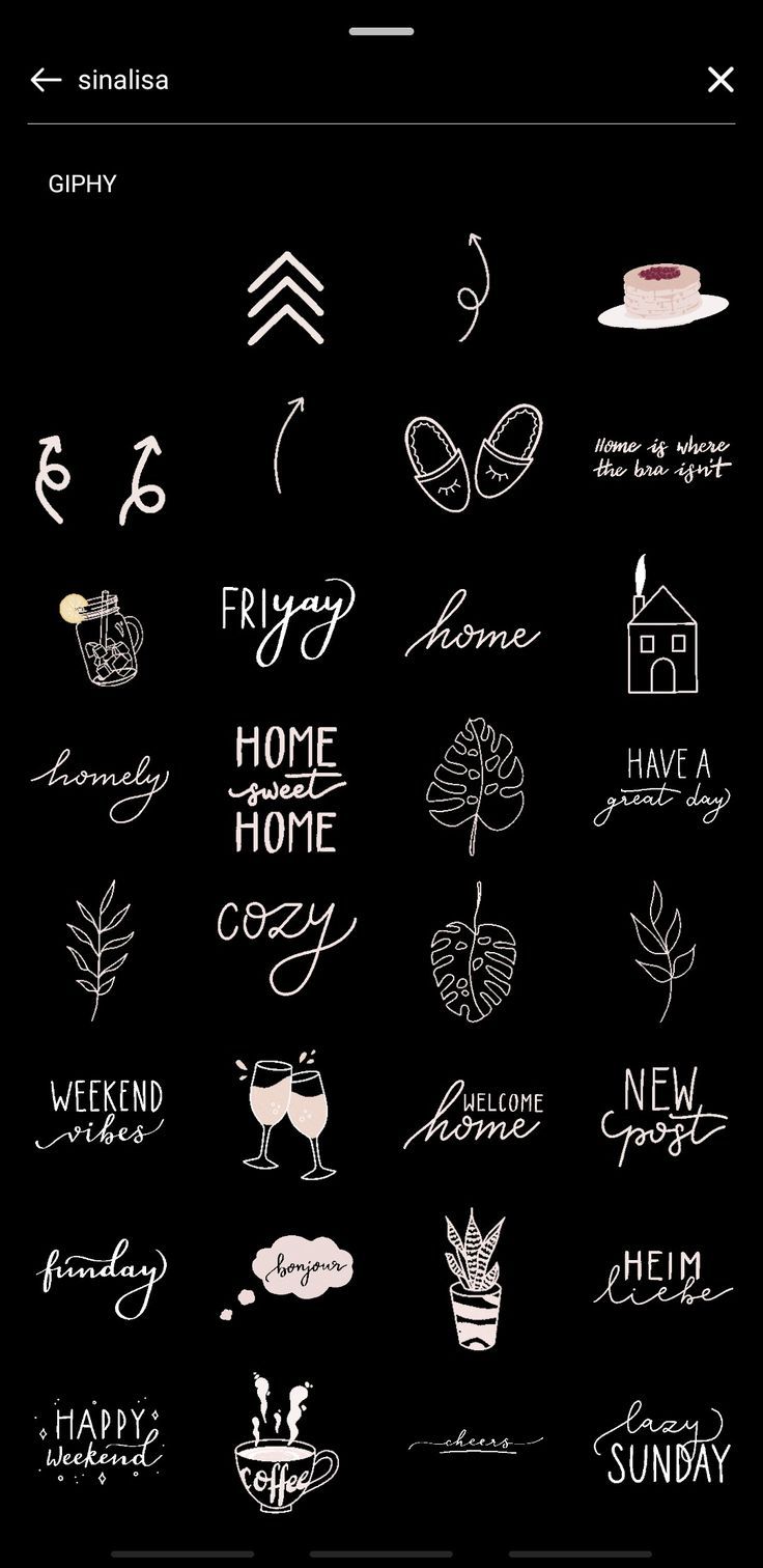 some type of black and white logos on a dark background, with the words home