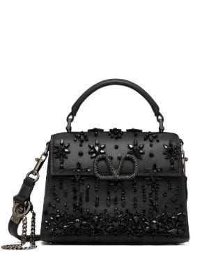 Designer Bags & Purses for Women | FARFETCH US Valentino Bag, Tote Bag Black, Handbag Heaven, Chanel 2, Iconic Bags, Leather Clutch Bags, Valentino Bags, Ballet Flat Shoes, Black Tote Bag