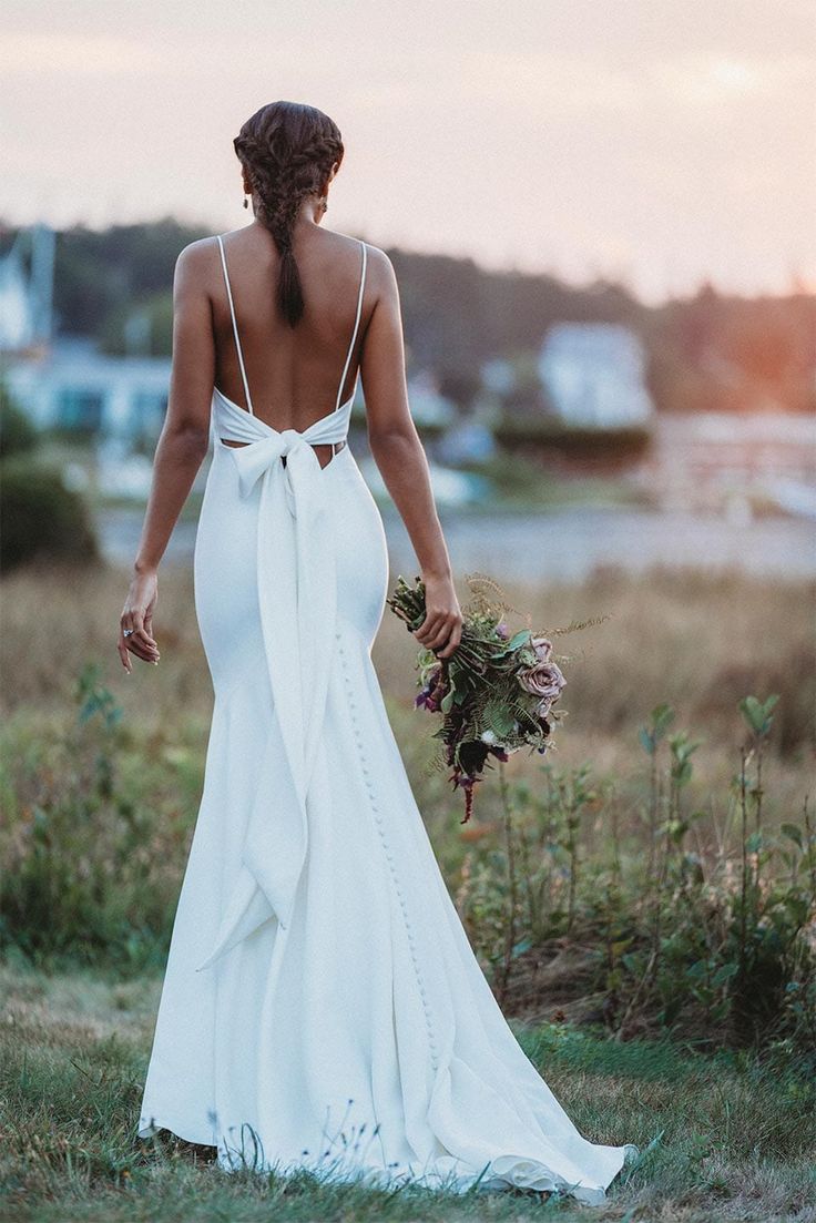 Wedding Dresses Mermaid Trumpet, Satin Bridal Gowns, Cheap Wedding Dresses Online, Allure Bridals, Trumpet Wedding Dress, Wedding Dress Fabrics, Beach Boho, Wedding Boho, Casual Wedding Dress