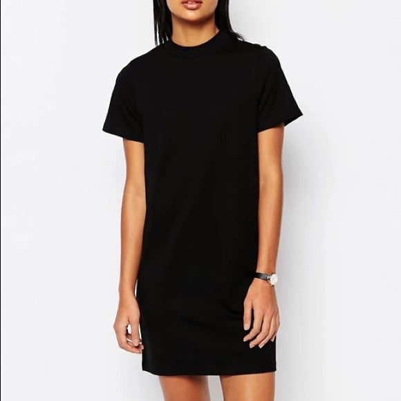 Nwt Asos 100% Cotton Shirt Dress In Black. Women’s Size 8. I17 Teen Tshirt Dress, Long Sleeve Black T Shirt Dress, Maxi Black Tshirt Dress, Dressy Tshirt Dress, H&m T-shirt Dress, Tahirt Dresses, H&m Black Shirt Dress, Asos Floral Dress, Black Satin Mini Dress