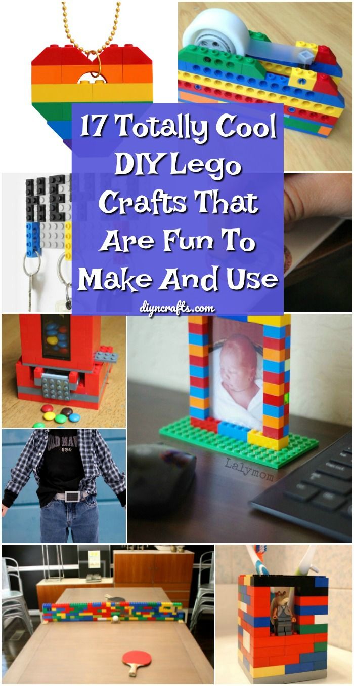 lego crafts that are fun to make and use for the child's play area