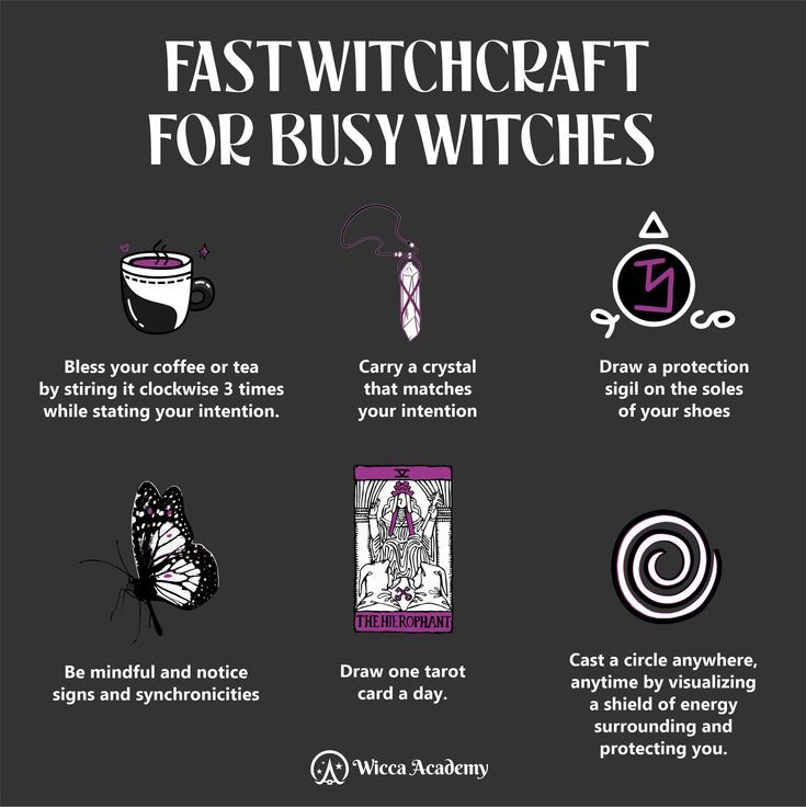 a black and white poster with instructions on how to use the witch's spell