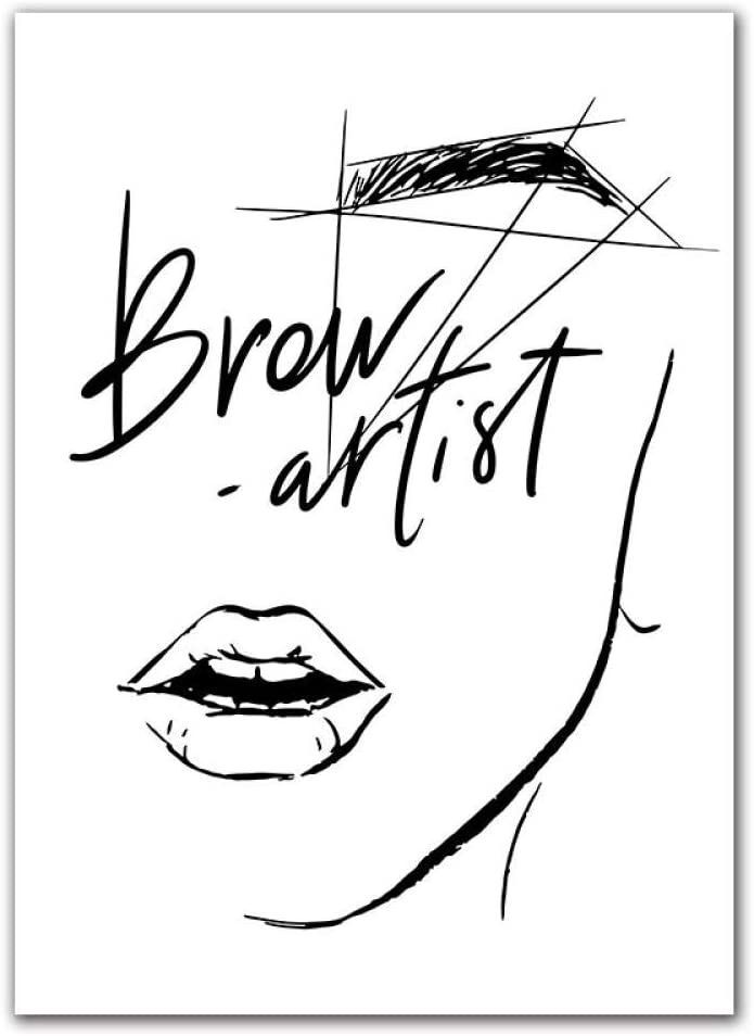 Brow Studio Ideas, One Piece Canvas, Brow Quotes, Phibrows Microblading, Canvas Art Home Decor, Permanente Make-up, Brow Studio, Eyebrow Design, Eyebrow Makeup Tips