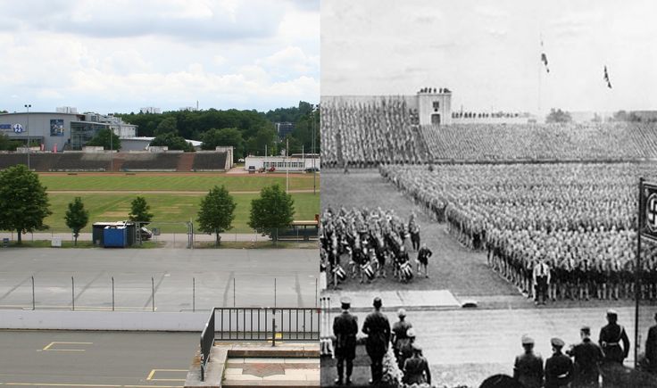 Nuremberg Rally Grounds Today | Then and now in Nuremberg, Germany – Grand European tour part XVI ... Nuremberg Rally, Then And Now Photos, Nuremberg Germany, Ohio History, German History, Ancient Egyptian Art, European Tour, European History, Pearl Harbor