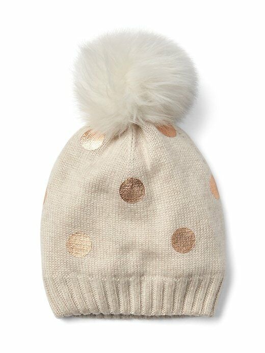 FIRST QUALITY GAP!!! NO OUTLET ITEMS!!!                             Hi, you are bidding on a GAP GIRLS ROSE GOLD DOT POM HAT                            SIZE SMALL/MEDIUM brand new with the original GAP tags.   100% Acrylic Machine was, delicate cycle Soft knit. Ribbing at bottom. Allover dots. Pom at top   SMOKE FREE, PET FREE HOME! ORIGINAL RETAIL $29.95  PLEASE SEE MY OTHER GAP ITEMS PLEASE ASK QUESTIONS. THANKS FOR LOOKING. GOOD LUCK BIDDING Knit Ribbing, Gold Dot, Gold Dots, Cute Hats, Pom Pom Hat, Girl With Hat, Stitch Fix Style, Style Classic, Girls Accessories