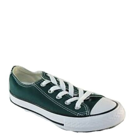 Converse Chuck Taylor All Star Ox Size: Kids 10.5.  Color: Green.  Gender: unisex.  Age Group: adult. Casual Closed Toe Sneakers For School, Green School Sneakers With Rubber Sole, Converse Round Toe Canvas Shoes For School, Casual Converse Canvas Shoes For School, Converse Lace-up Sneakers For School, Converse Chuck Taylor All Star, Chuck Taylor All Star, Converse Chuck, Chuck Taylor