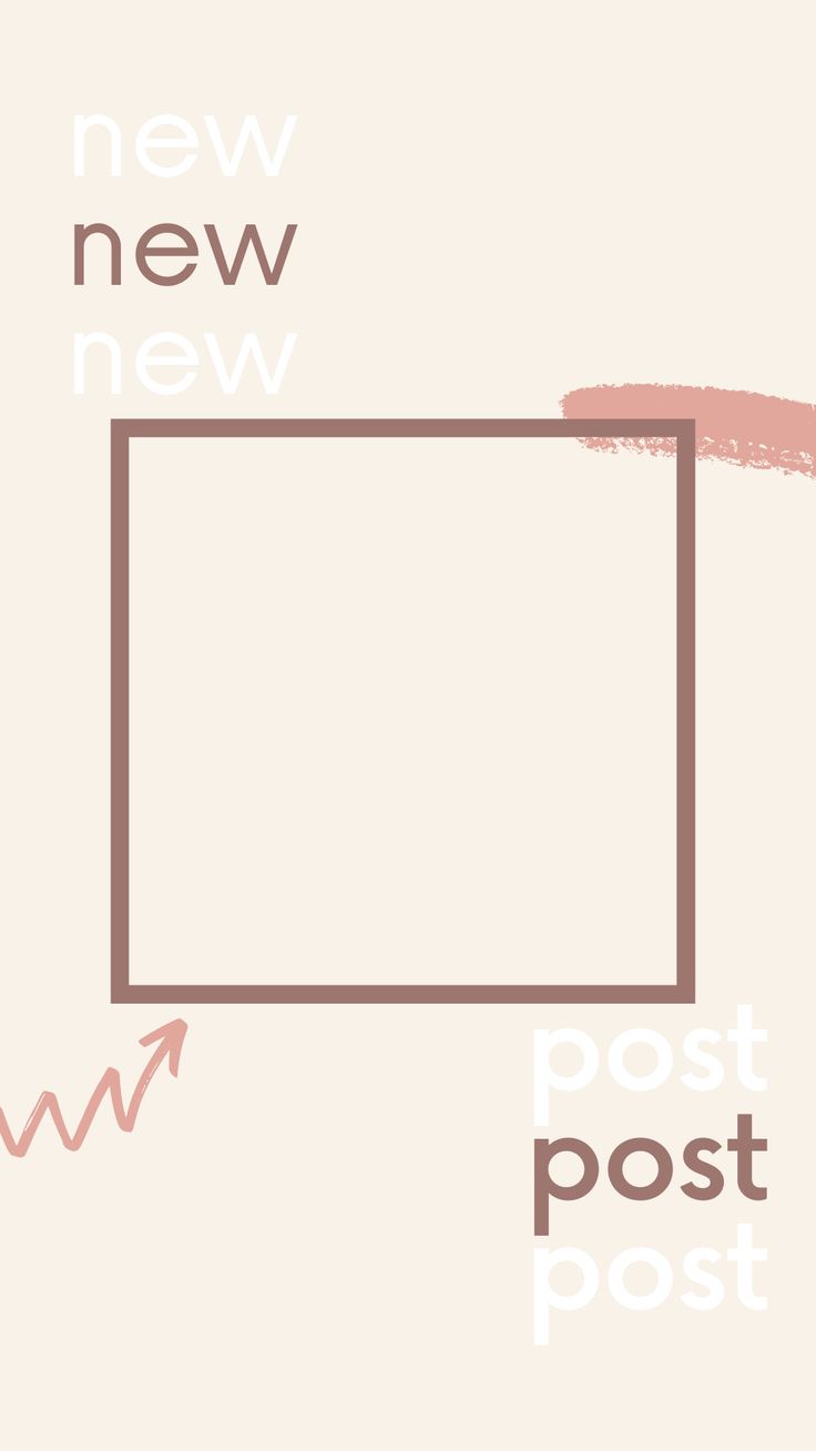 a postcard with the words new news on it and an image of a square