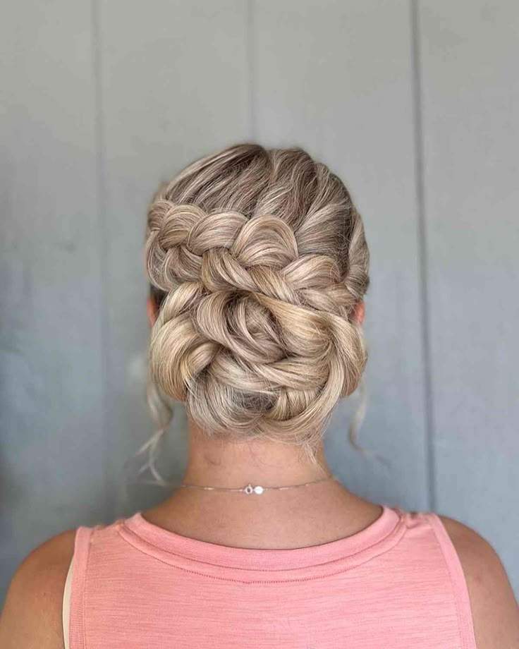 Grad Hair, Bridesmaid Hair Inspo, French Braid Updo, Boho Braid, Bridemaids Hairstyles, Braided Updos, Pageant Hair, Braided Bun Hairstyles, Loose Braids