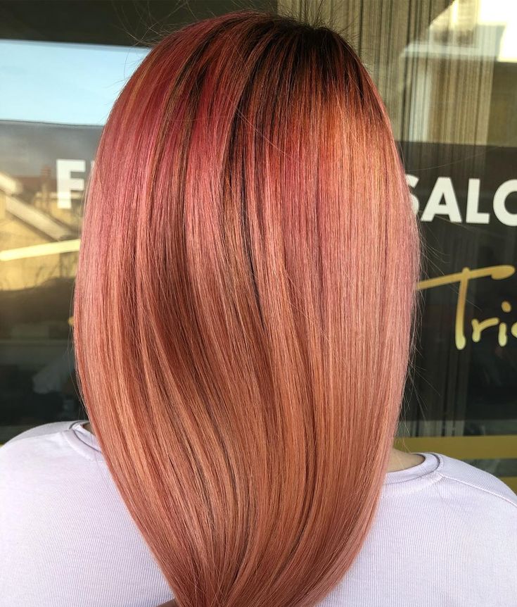 Coral hair color Coral Hair Color, Coral Hair, Sea Coral, Rose Gold Hair, Color Coral, Hair Long, Color Me, Long Hair, Hair Color