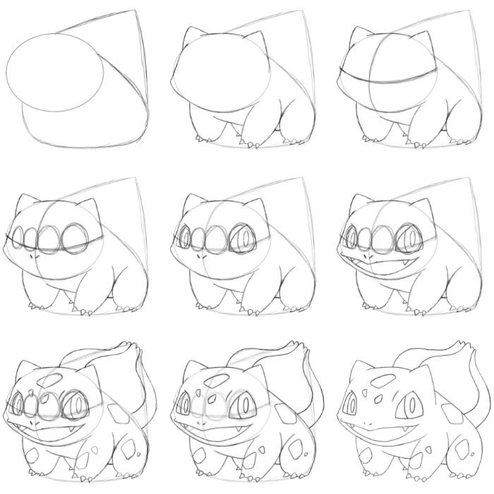 how to draw cartoon animals step by step