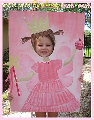 Pinkalicous cut out.  Yep, it's decided.  This WILL be the birthday theme.  ;) Pinkalicious Birthday Party, Pinkalicious Party, Princess Tea Party, Princess Theme, Fairy Birthday, Fairy Parties, Princess Birthday Party, 3rd Birthday Parties, Photo Op