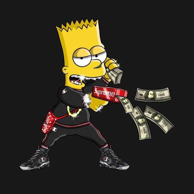 Bart Simpson Wallpaper Discover more Android, Background, Black, Cartoon, gangsta wallpapers. https://www.enjpg.com/bart-simpson-86/ Bart Simpson Wallpapers, Bart Simpson Wallpaper, Bart Simpson Drawing, Bacteria Cartoon, Bart Simpson Art, Supreme Iphone Wallpaper, Simpson Wallpaper Iphone, Dope Cartoons, Simpsons Drawings