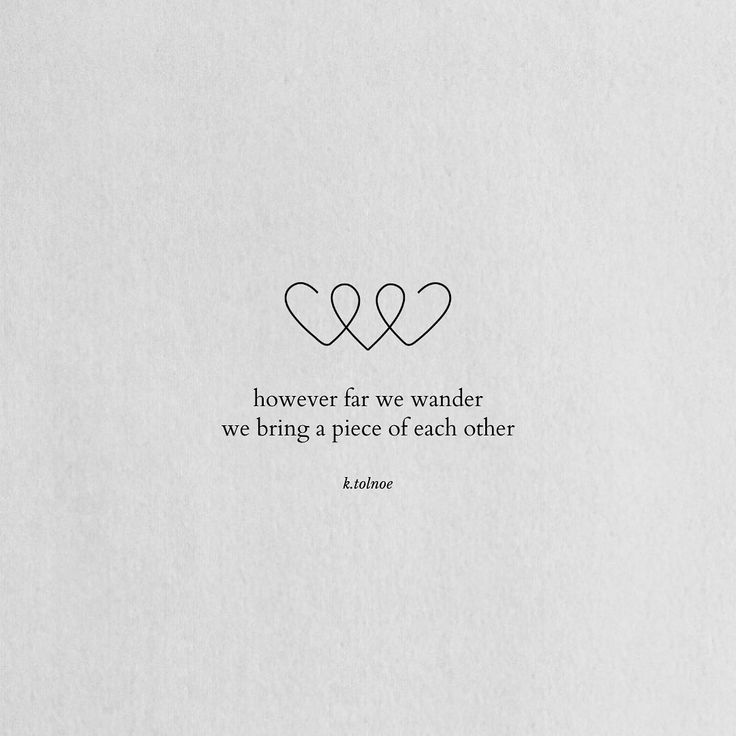 a piece of paper with a quote on it that says however far we wonder, we bring a piece of each other