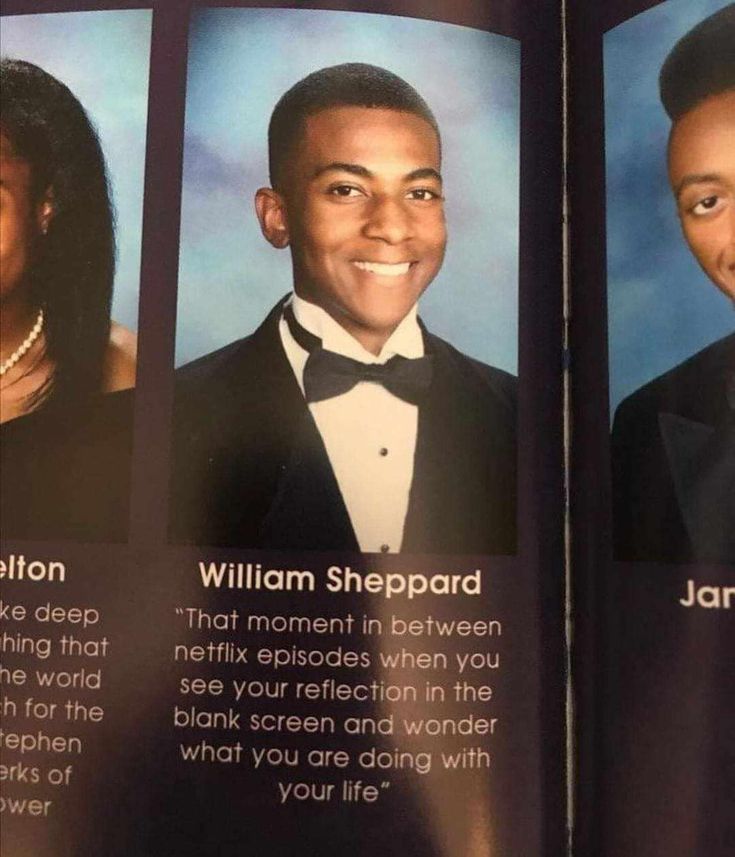 an open book with pictures of two men in tuxedos and the words william shepard