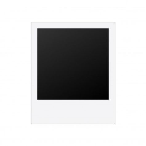 an empty white photo frame on a white background