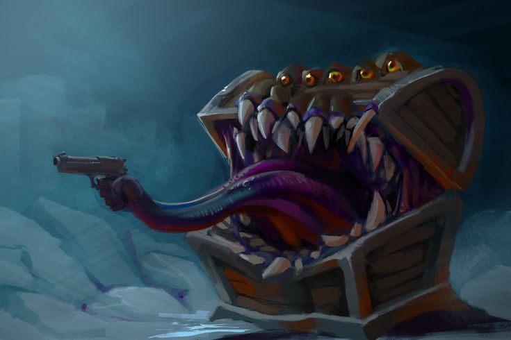 [OC][Art] This ain't no ordinary Mimic : DnD Mimic Dnd, Dnd Memes, Dungeons And Dragons Memes, Dragon Memes, Dnd Funny, One D, Dnd Monsters, Fantasy Beasts, Oc Art