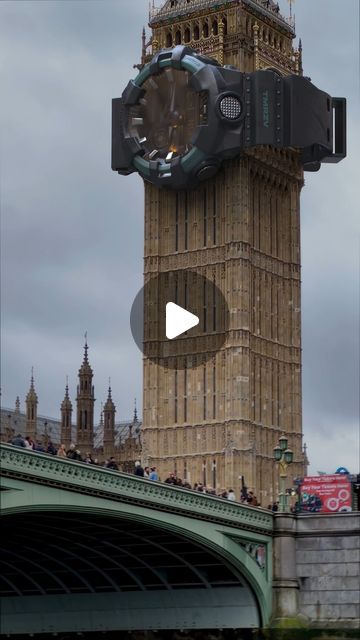 the big ben clock tower towering over the city of london