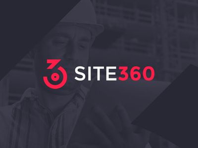 the logo for 3 site360 is shown in red and black with an image of a man