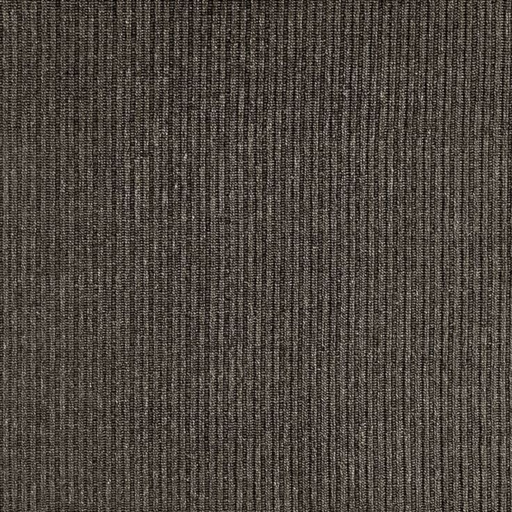 an upholstered fabric textured with dark grey stripes