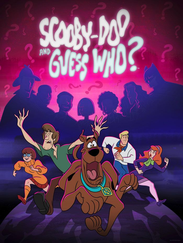 scooby - doo and the gang's who? poster with cartoon characters