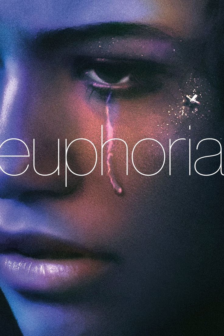 the cover to euphoraia season one, with an image of a woman's face