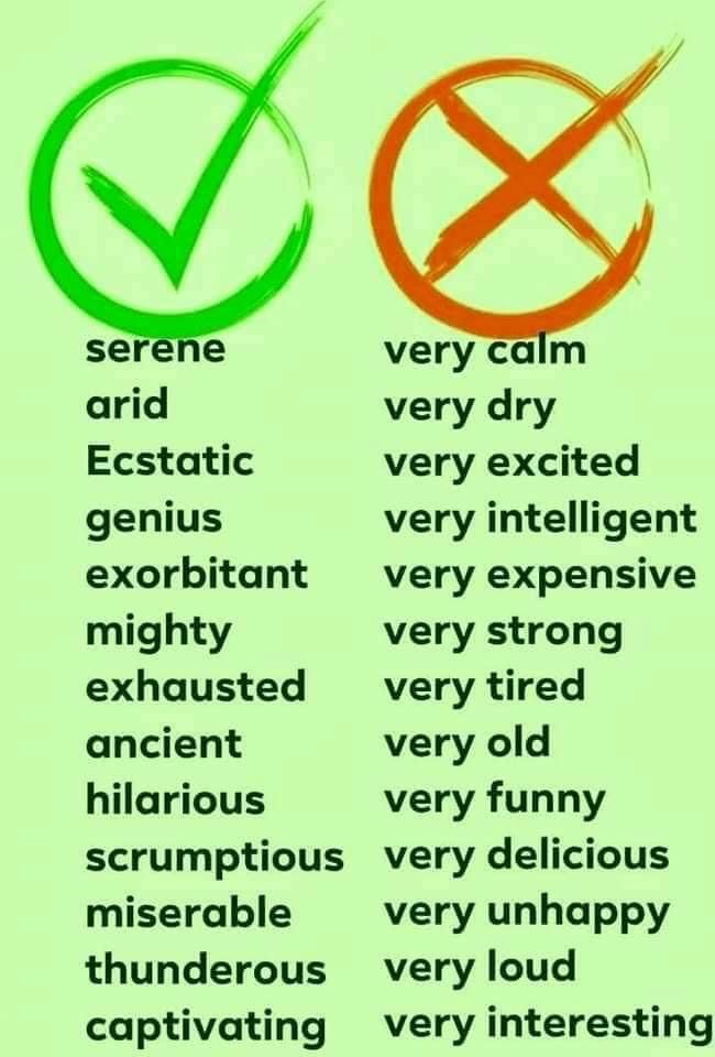 two green and red signs with words on them