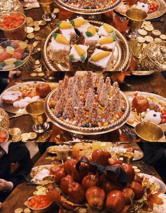 a table filled with lots of different types of desserts on top of each other