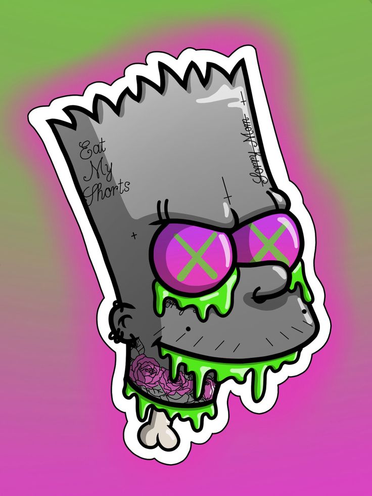 Bold colour art street simpsons Bart Simpsons Drawings, Nft Drawing Ideas, Drawing Bart Simpson, Bart Simpson Art Drawings, Bart Simpson Tattoo Design, Simpsons Characters Art, Old School Graffiti Characters, Simpsons Artwork, Simpsons Illustration