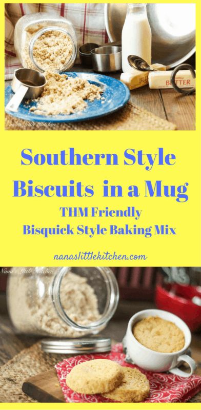 southern style biscuits in a mug recipe