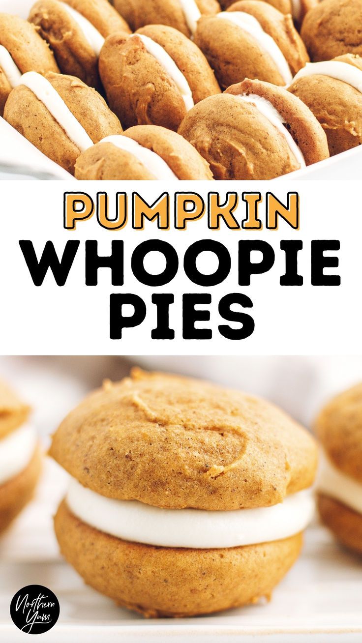 Pumpkin Whoopie Pies Pumpkin Whoopie Pie, Pumpkin Whoopie Pie Recipe, Dessert Pumpkin, Maple Cream Cheese, Whoopie Pie Recipe, Pumpkin Whoopie Pies, Weekend Food, Fall Baking Recipes, Whoopie Pie