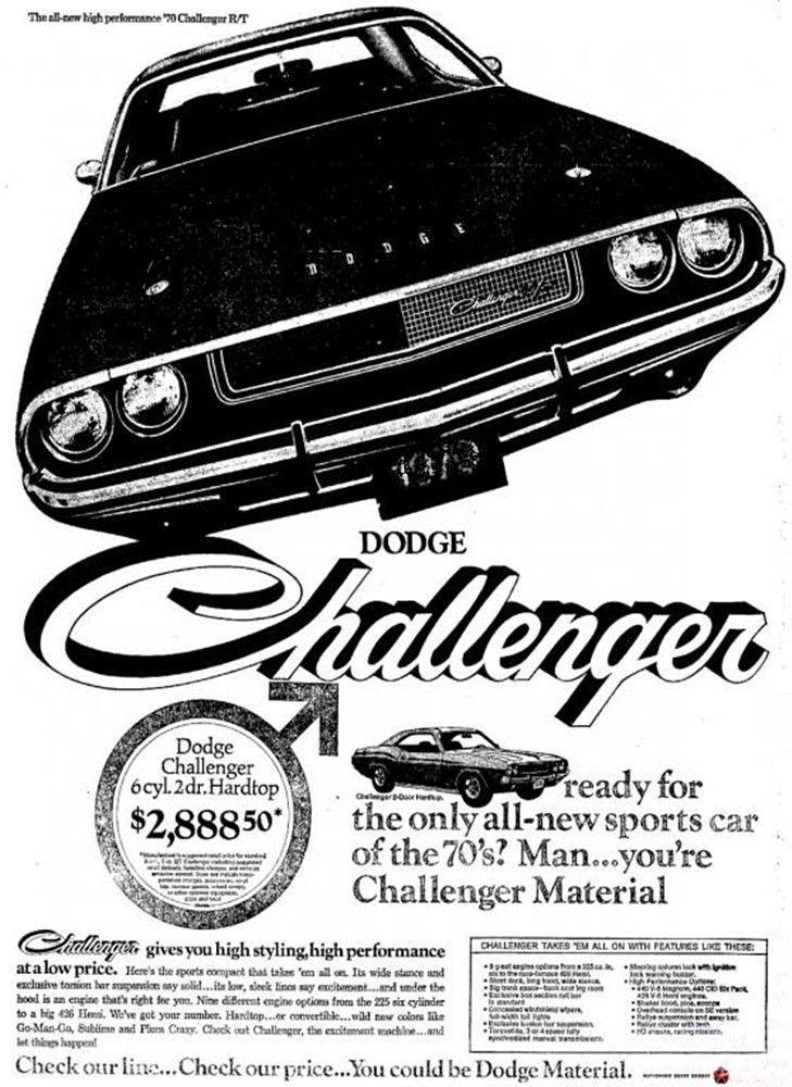 an advertisement for the dodge charger