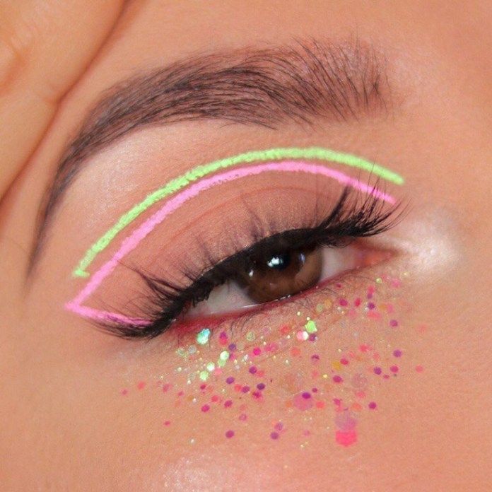 Spring Eye Makeup, Pixie Makeup, Vibrant Makeup, Graphic Makeup, Rave Makeup, Swag Makeup, Base Makeup, Eye Makeup Designs, Bold Makeup