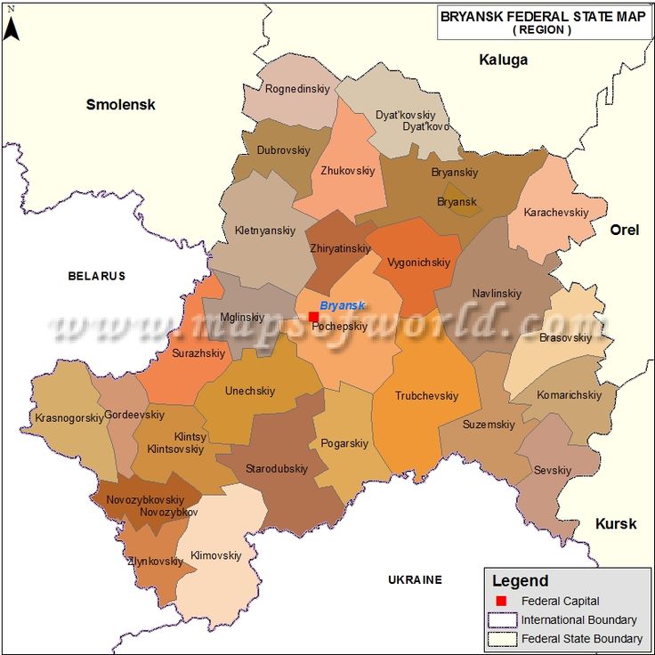 a map of the state of ukraine with regions marked in red and brown, including korolod federal