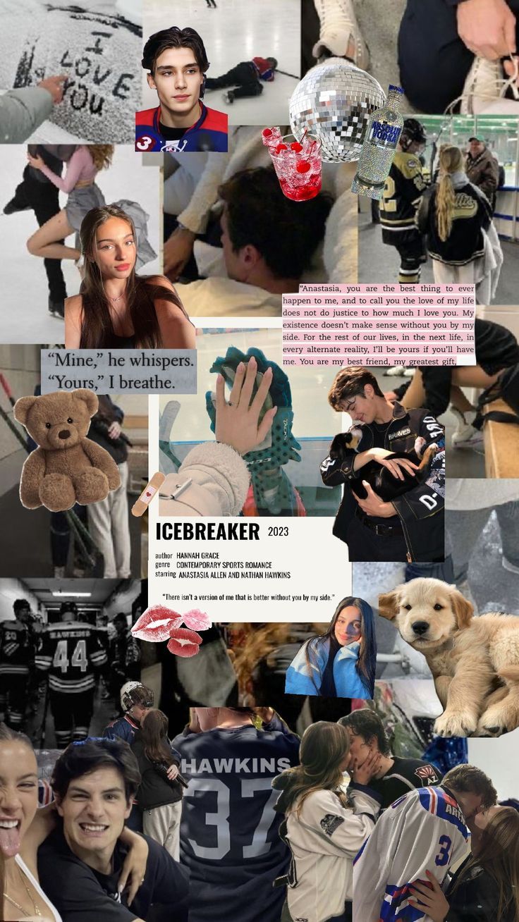 the collage shows many different people and their pets, including one holding a teddy bear