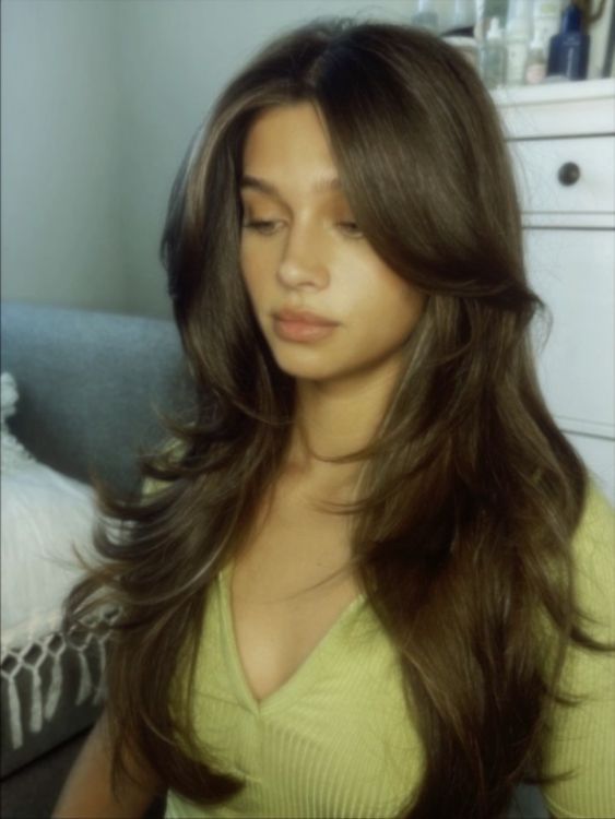 Hair Inspiration Long, Summer Haircuts, Hairstyles For Layered Hair, Blowout Hair, Long Layered Hair, Haircuts For Long Hair, Dream Hair, Light Brown Hair, Aesthetic Hair