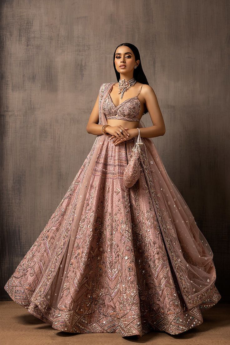 Tulipe | Zubia Zainab Couture, Indian Bridal Wear Red, Dresses Fairytale, Dress Ethereal, Pink Bridal Lehenga, Latest Bridal Lehenga Designs, Engagement Dress For Bride, Outfit Indian, Sangeet Dance