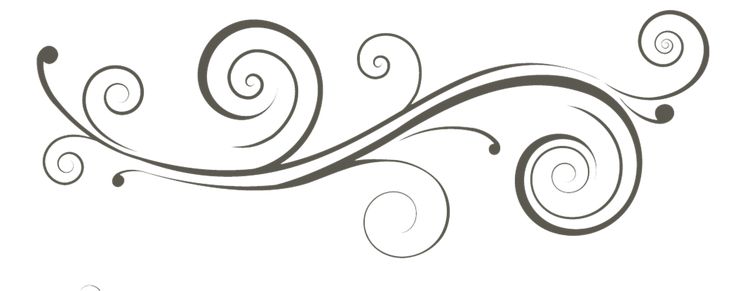 an artistic swirl design on a white background